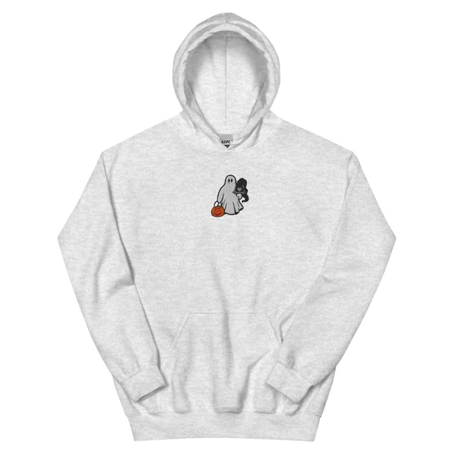 Embroidered Trick or Treat Hoodie