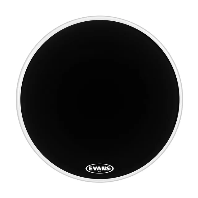 16" Evans MX1 Marching Bass Drum Head - Black