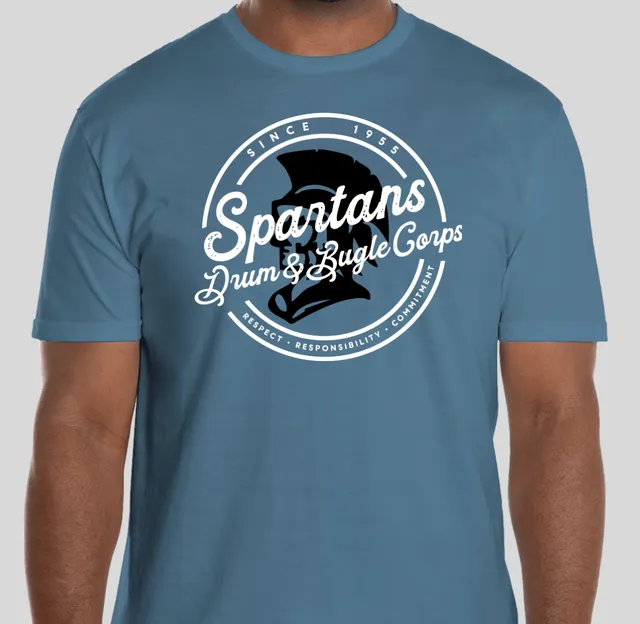 Vintage Style Blue Tee