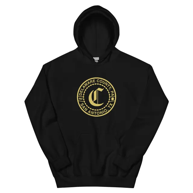 Gold-Delco-C-Coin Hoodie in Black, Red ,Gray or White