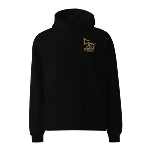 50th Anniversary embroidered oversized hoodie