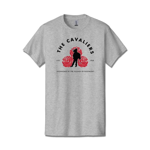 The Cavaliers Grey Rose T-Shirt