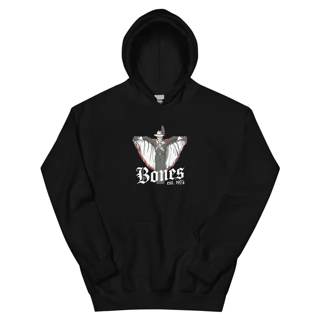 Bones Hoodie (Red or Black)