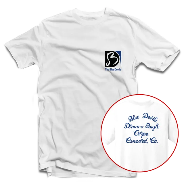 Blue Devil Corps Jacket Alumni White T-Shirt