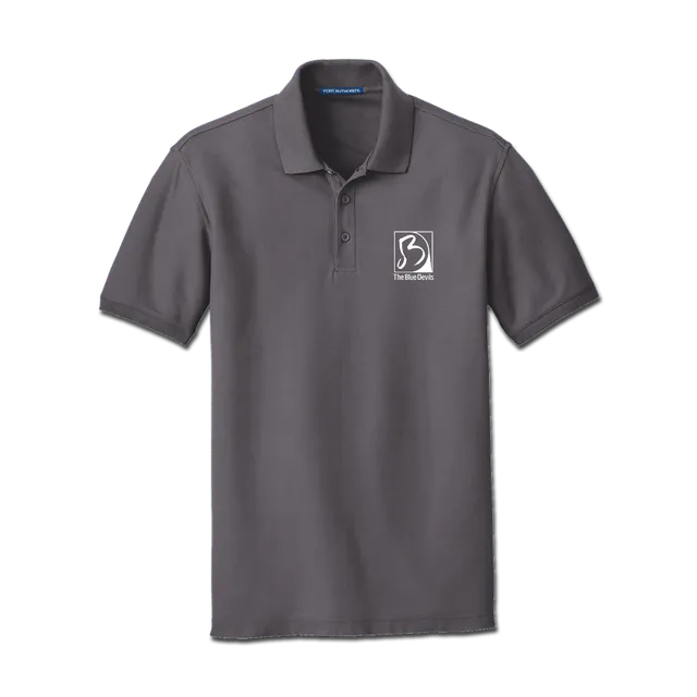 Blue Devils Men's Grey Polo