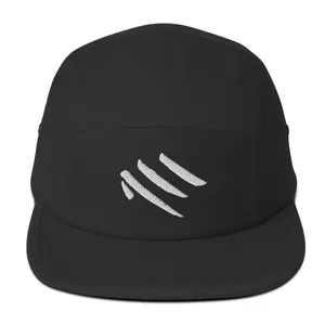 Five Panel Cap - White Logo