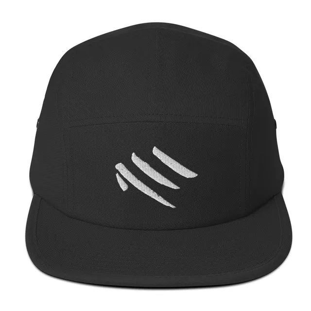 Five Panel Cap - White Logo