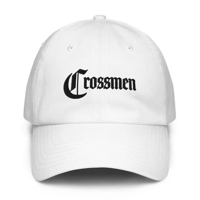 Under Armour® Crossmen Black Script Hat (Red or White)
