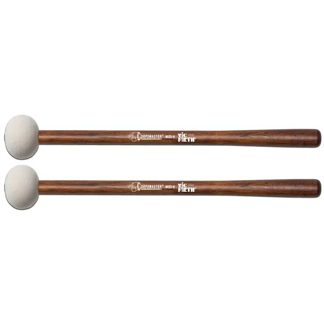 MB3H Marching Bass Drum Mallets - Large Head, Hard
