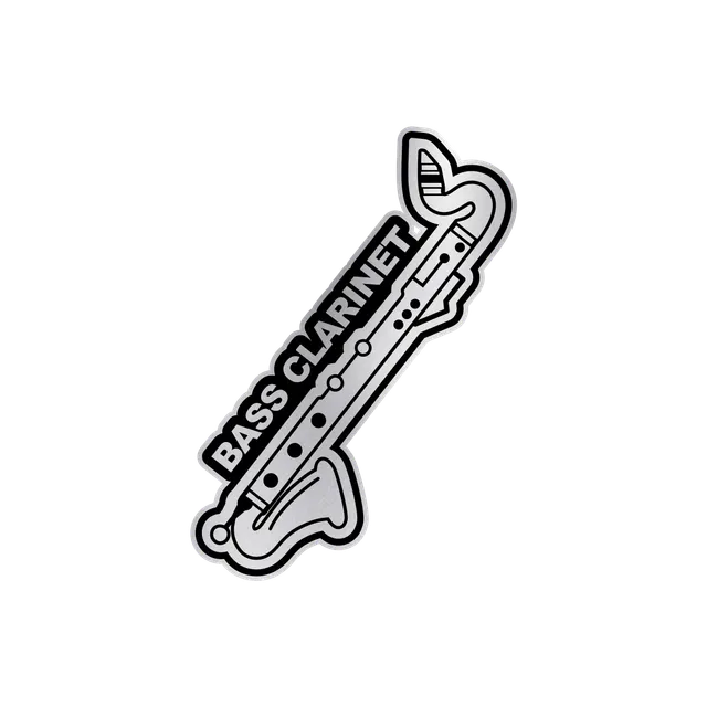Bass Clarinet Sticker