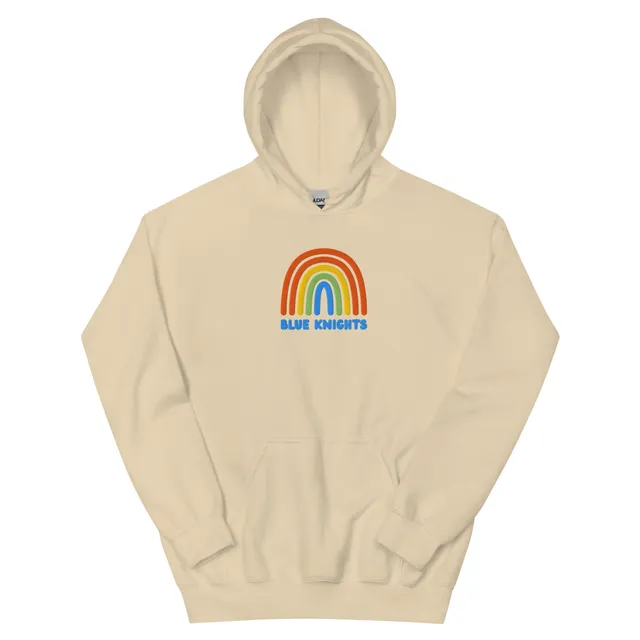 Rainbow Embroidered Hoodie