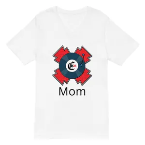 2026 Mom Short Sleeve V-Neck (Grey or White)