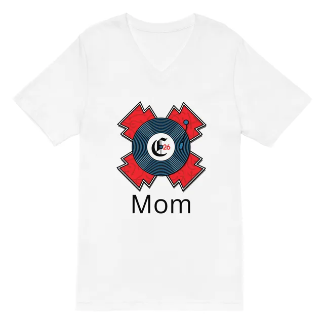 2026 Mom Short Sleeve V-Neck (Grey or White)