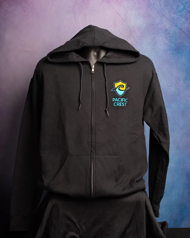 Basic Zipper Hoodie Black