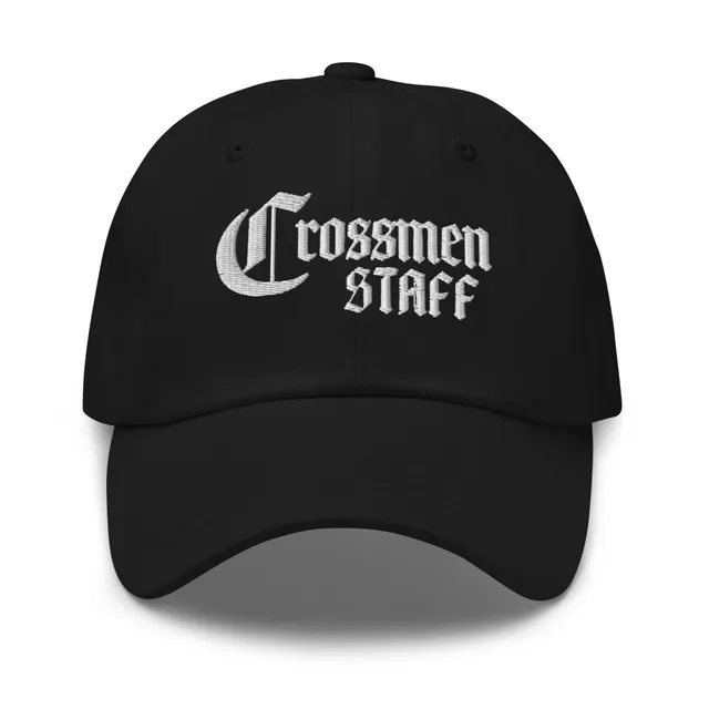 Crossmen Staff Dad hat old english