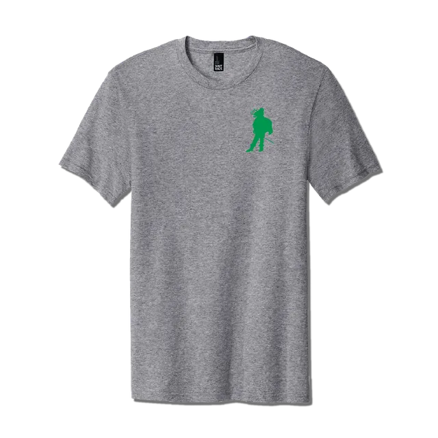 Cavaliers Member Green Logo Grey T-Shirt