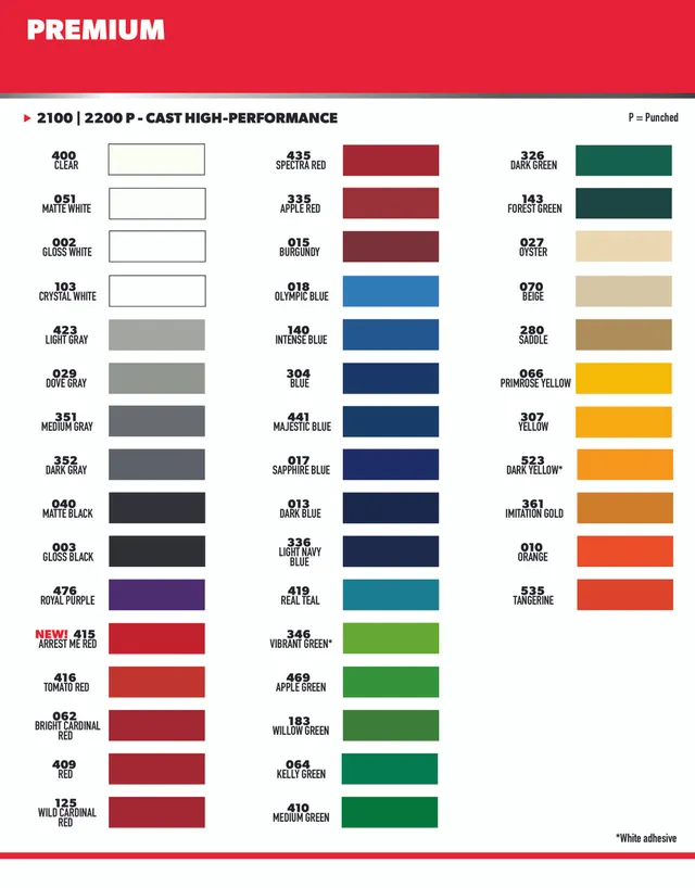 Premium Vinyl Tape