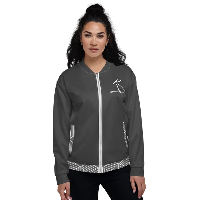 Delco Unisex Bomber Jacket - grey