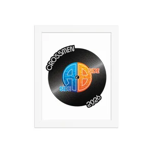 A Side/B Side art in frame