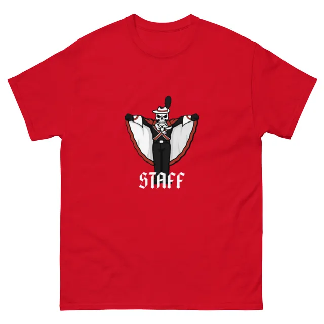 Bones's Staff Unisex classic tee (Red and Black)