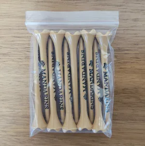 Golf Tees 10PK - Natural Color