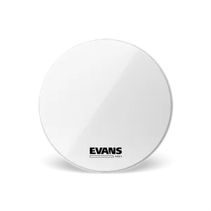 32" Evans MX1 Marching Bass Drum Head - White