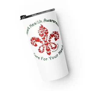 Fleur Heart Health Awareness Tumbler
