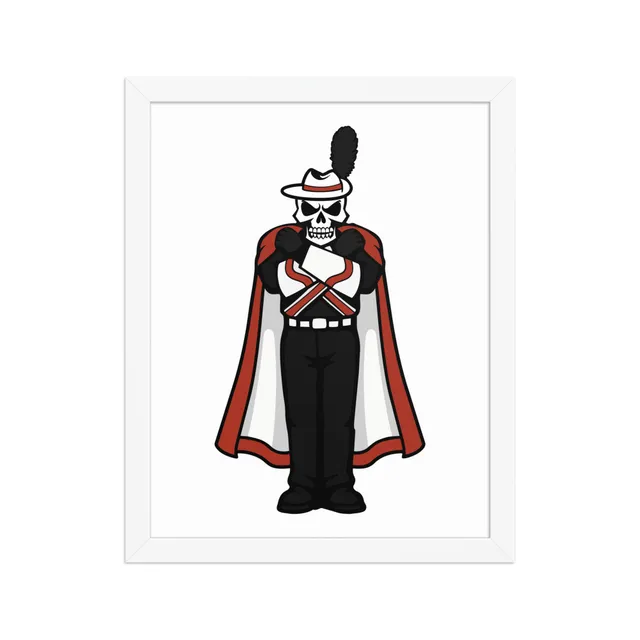 X-Bones 11x14 Vertical Framed Poster (Black, Oak, or White)