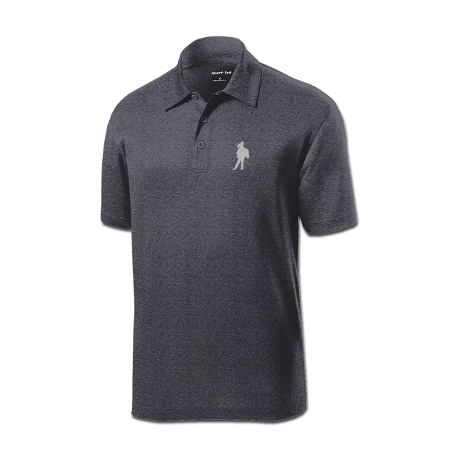 Cavaliers Grey Standing Man Polo