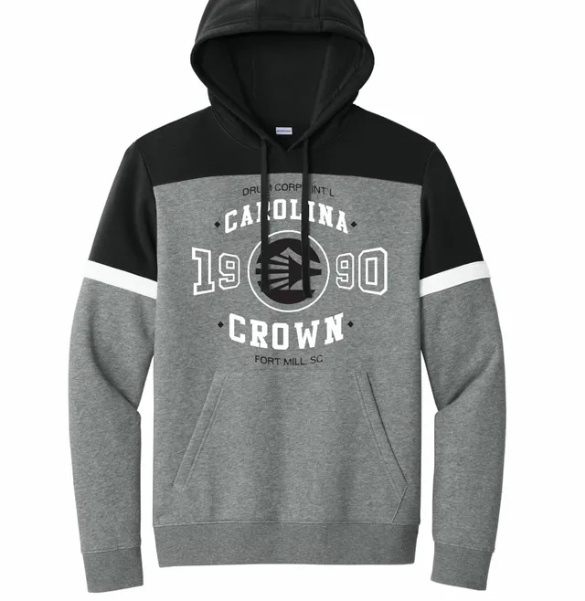 Colorblock Hoodie (BLK/Vintage HTHR)