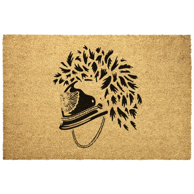 Helmet Bristle Top Doormat