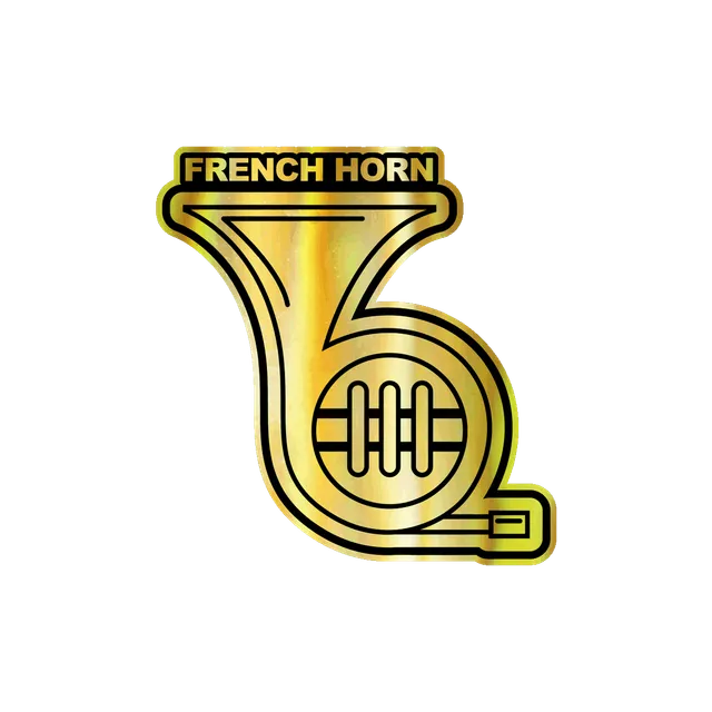 French Horn Sticker