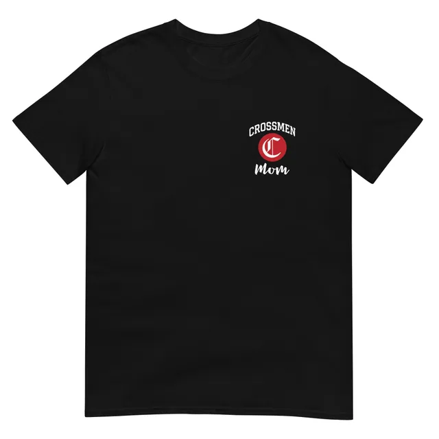 Crossmen Mom Pocket Print Short-Sleeve Shirt (Black, Grey, or Red)