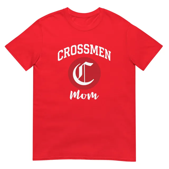 Crossmen Mom script Short-Sleeve Shirt (Black, Grey, or Red)