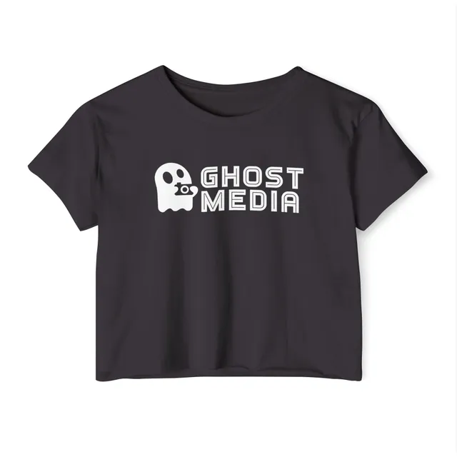 Ghost Media Crop Top