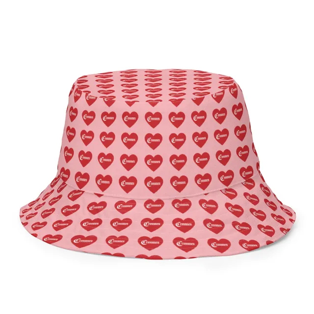 Crossmen Heart Reversible Bucket Hat