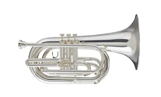 Blessing Marching Baritone in Bb, Silver-Plated. New.
