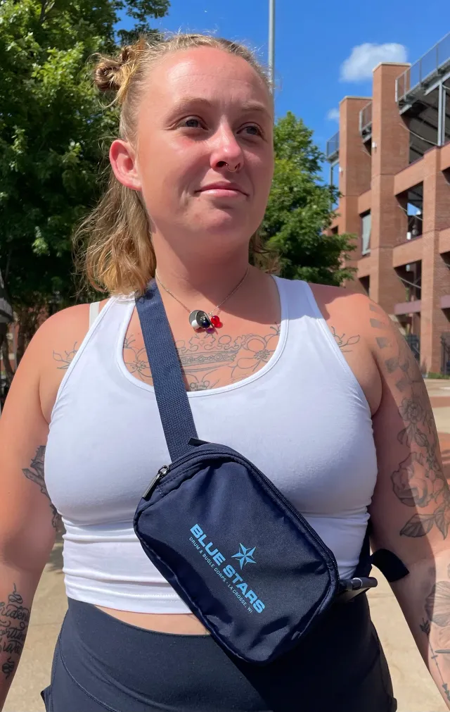 Blue Stars Belt Bag