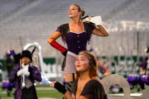 A World of My Creation Color Guard Uniforms