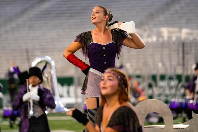 A World of My Creation Color Guard Uniforms