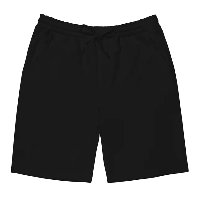 Embroidered Fleece Shorts